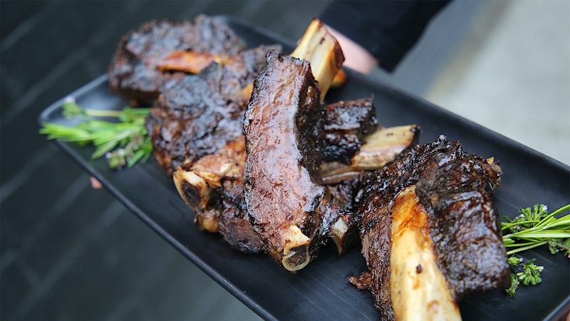 Fourth of July Fare: Slow-Cooked Ribs and Stone Fruit Salad