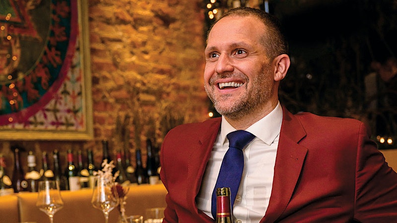 Sommelier Yannick Bejamin