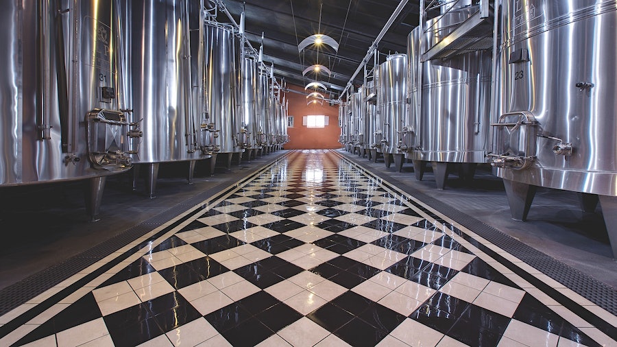 At Léoville Poyferré, the 2022 vintage shines as brightly as the tank room's harlequin floor.Another St.-Julien Star Shines in 2022 at Léoville Poyferré