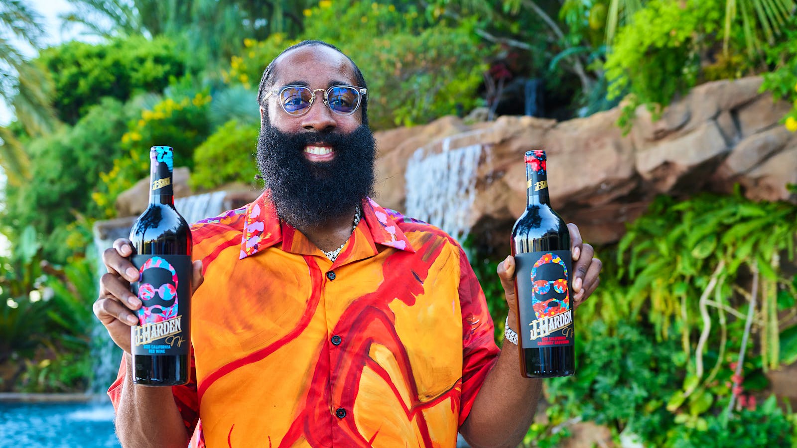 Sixers Star James Harden Puts the Beard on the Bottle