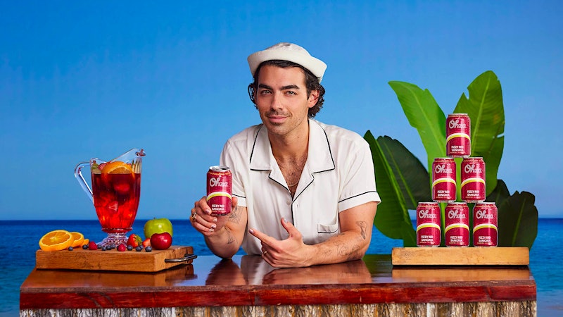 Joe Jonas Adds Some Sparkle to Sangria Season
